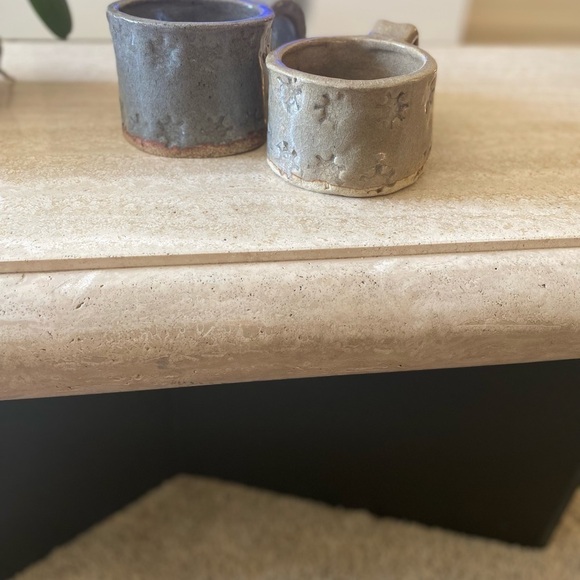 Lucero D.P. Ceramic Pottery Glazed Oversized Coffee Mugs X2 - Picture 6 of 13